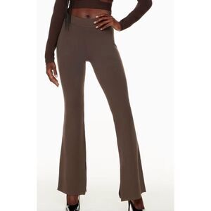 Elegant Brown Flare Pants